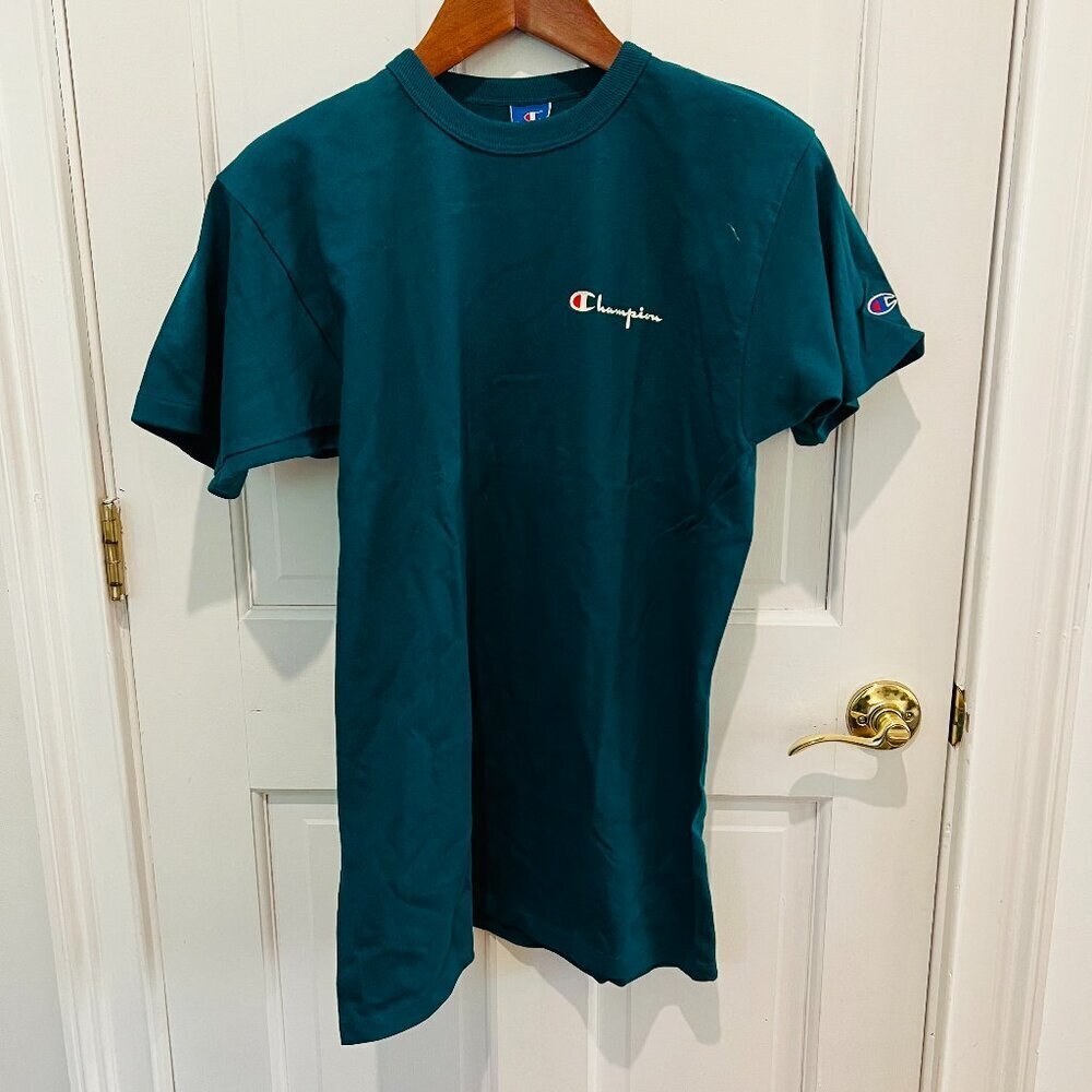 Vintage 1993 Champion Single Stitch Shirt Mens L NWOT Green USA Deadstock
